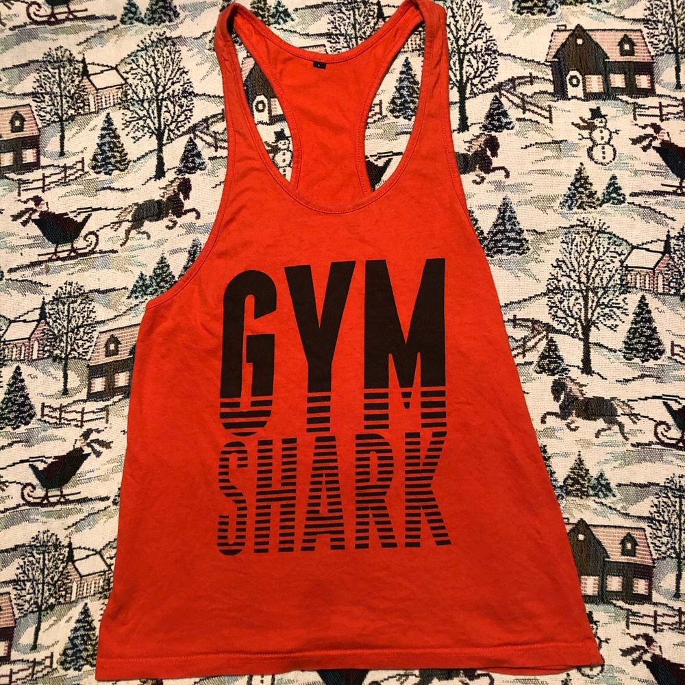 COPY - Gym Shark Tank Top Womens Size Large Red and Black